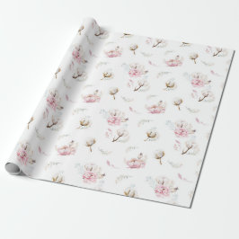 Moderne Aquarel Baby Cadeauverpakkpapier Cadeaupapier