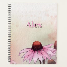 Moderne Aquarel Dazy Bloemen & personaliseren