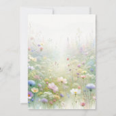 Moderne Aquarel Eieren Mand Paasbrunch Kaart (Achterkant)