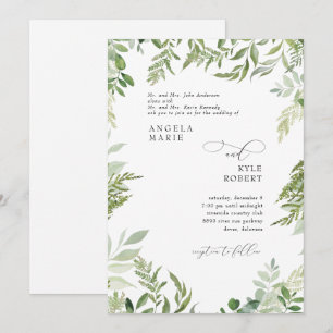 Moderne Aquarel Eucalyptus Beide Oudersets Kaart