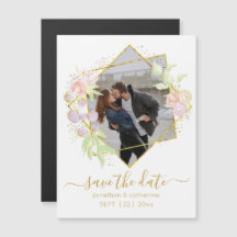 Moderne Aquarel Foto Save The Date