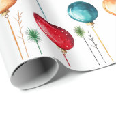 Moderne Aquarel Inpakpapier (Rol Hoek)
