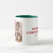 Moderne Aquarel Kerst Mok (Midden)
