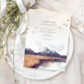 Moderne Aquarel Meer Bachelorette Weekend Kaart