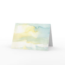 Moderne aquarel schilderij kunst Groeten Kaart