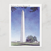Moderne aquarel schilderij Washington Monument Briefkaart (Voorkant)