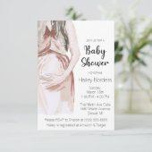 Moderne Aquarel Verwachtende Moeder Baby Shower Kaart (Staand voorkant)