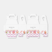 Moderne Aquarel Zomerstrand Bedankdoosjes (Uitgevouwen)