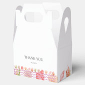 Moderne Aquarel Zomerstrand Bedankdoosjes (Geopend)