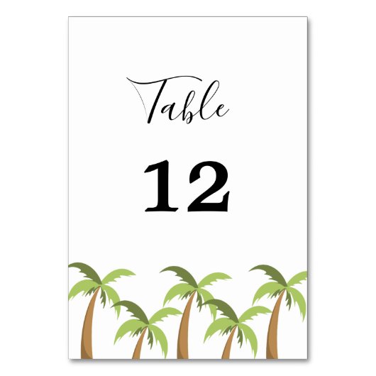 Moderne Aquarel Zomerstrand Kaart (Voorkant)