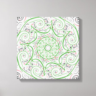 Moderne Arabische Kalligrafie - Artistiek Arabisch Canvas Afdruk