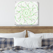 Moderne Arabische Kalligrafie - Artistiek Arabisch Canvas Afdruk (Insitu (Slaapkamer))