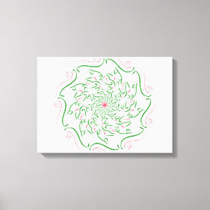 Moderne Arabische Kalligrafie - Artistiek Saoedisc Canvas Afdruk