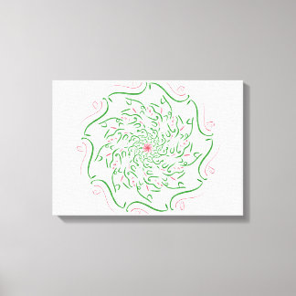 Moderne Arabische Kalligrafie - Artistiek Saoedisc Canvas Afdruk