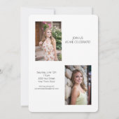 Moderne Arch 2023 Foto Graduation Party Invitation Kaart (Achterkant)