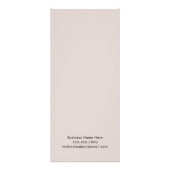 Moderne Arch Aangepaste Zakelijke prijslijst Reclamekaart (Achterkant)