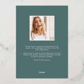 Moderne Arch | Aankondiging Afstuderen Folie (Achterkant)