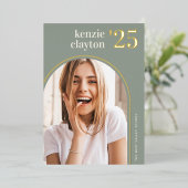 Moderne Arch | Aankondiging Afstuderen Folie (Staand Voorkant)