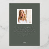 Moderne Arch | Aankondiging Afstuderen Folie (Achterkant)