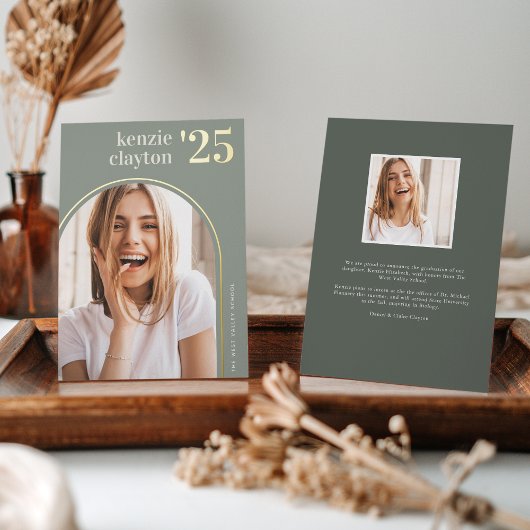 Moderne Arch | Aankondiging Afstuderen Folie