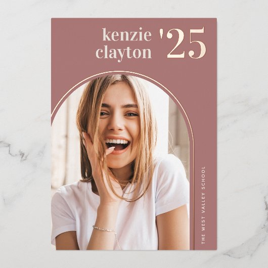 Moderne Arch | Aankondiging Afstuderen Folie (Voorkant)