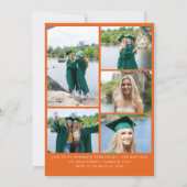 Moderne Arch Afgestudeerden Dubbele Afstudeerfeest Kaart (Achterkant)