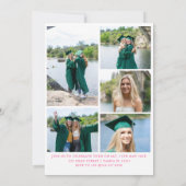 Moderne Arch Afgestudeerden Dubbele Afstudeerfeest Kaart (Achterkant)