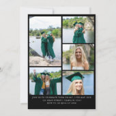 Moderne Arch Afgestudeerden Dubbele Afstudeerfeest Kaart (Achterkant)