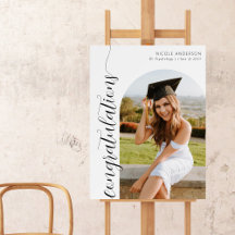 Moderne Arch Afstuderen Banner voor foto's