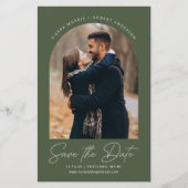 Moderne Arch bewaar de aankondiging van het huweli (Voorkant)