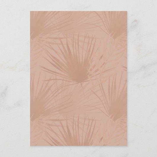 Moderne Arch Bohemen Waterverf Florals Wedding Menu (Achterkant)