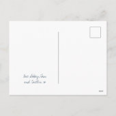 Moderne Arch Custom Foto Pink Foliage Feestdagenkaart (Achterkant)