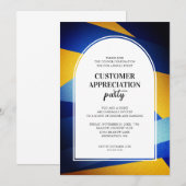 Moderne Arch Customer Appreciation Party Kaart (Voorkant / Achterkant)