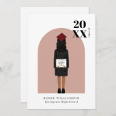 Moderne arch de tassel was de beste gradatie kaart (Voorkant / Achterkant)