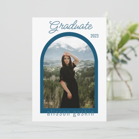 Moderne Arch Foto afstudeerder aankondiging 2023 b (Staand voorkant)