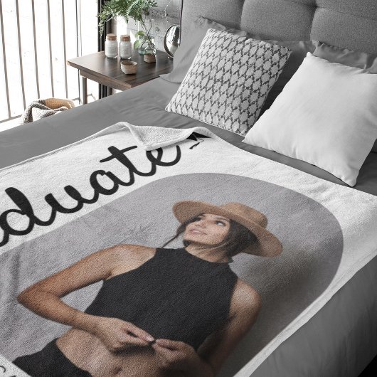 Moderne Arch Foto Afstuderen Fleece Deken