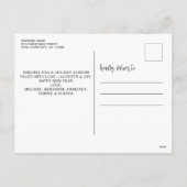 Moderne Arch Foto Kerst Happy Howholidays Hond Feestdagenkaart (Achterkant)