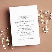 Moderne Arch Foto niets Fancy gewoon liefdeshuweli Kaart