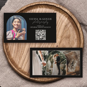 Moderne Arch Fotografie Professionele QR Code Visitekaartje