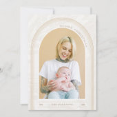 Moderne Arch-Kaart voor kerstfoto's (Voorkant)
