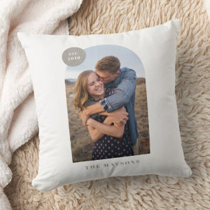 Moderne Arch Lijst - Aangepaste foto-pilot - Grijs Kussen