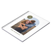 Moderne Arch Lijst Custom Photo Journal - Groen Notitieboek (Linkerzijde)