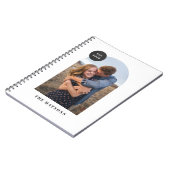 Moderne Arch Lijst Custom Photo Journal - zwart Notitieboek (Linkerzijde)