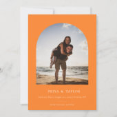 Moderne Arch Lijst flat, sla de Datum fotokaart op Save The Date (Voorkant)