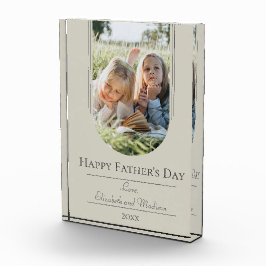 Moderne Arch Lijst Foto Vaderdag | Beige