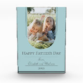 Moderne Arch Lijst Foto Vaderdag | BLAUWGROEN (Voorkant)