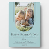 Moderne Arch Lijst Foto Vaderdag | BLAUWGROEN Fotoplaat (voorkant)