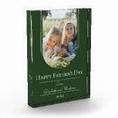 Moderne Arch Lijst Foto Vaderdag | Emerald (Links)