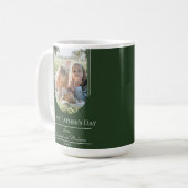 Moderne Arch Lijst Foto Vaderdag | Emerald Koffiemok (Voorkant links)