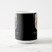 Moderne Arch Lijst Foto Vaderdag | Zwart Koffiemok (Center)